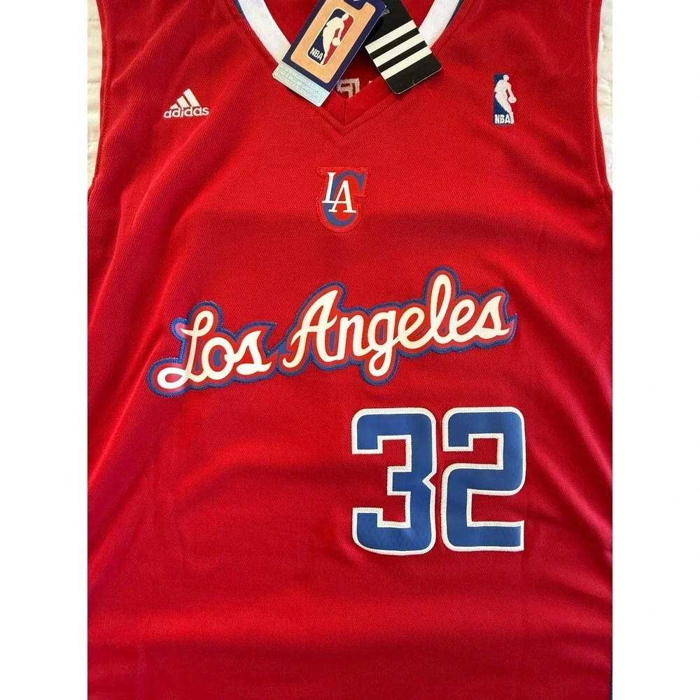 Adidas‎ Los Angeles Clippers NBA Jersey Red Number Griffin signed with COA